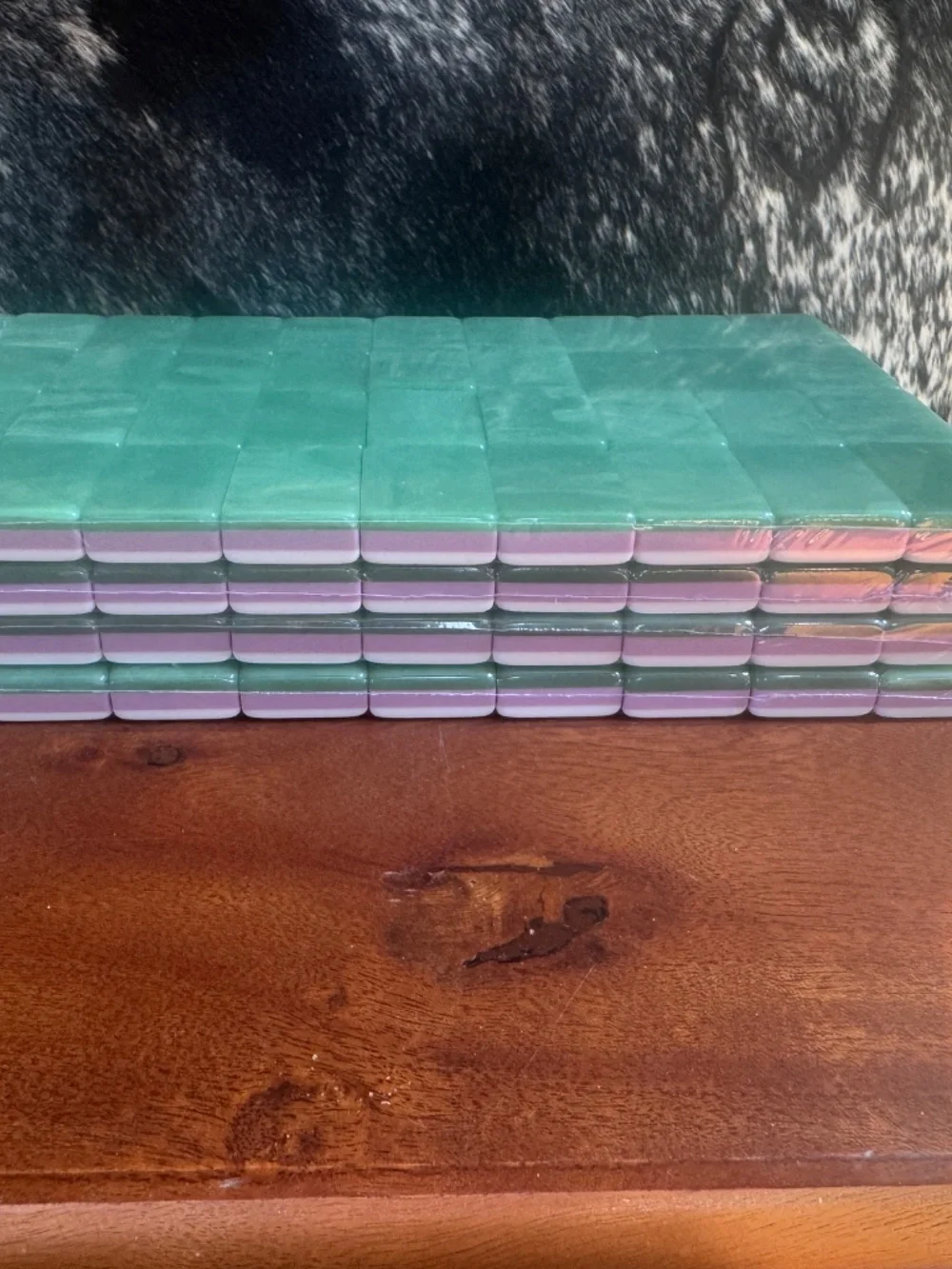 American Mahjong Tile Set NEW, 7 day deliver:Jade with lavender-Pink, cream face - Picture 11 of 11
